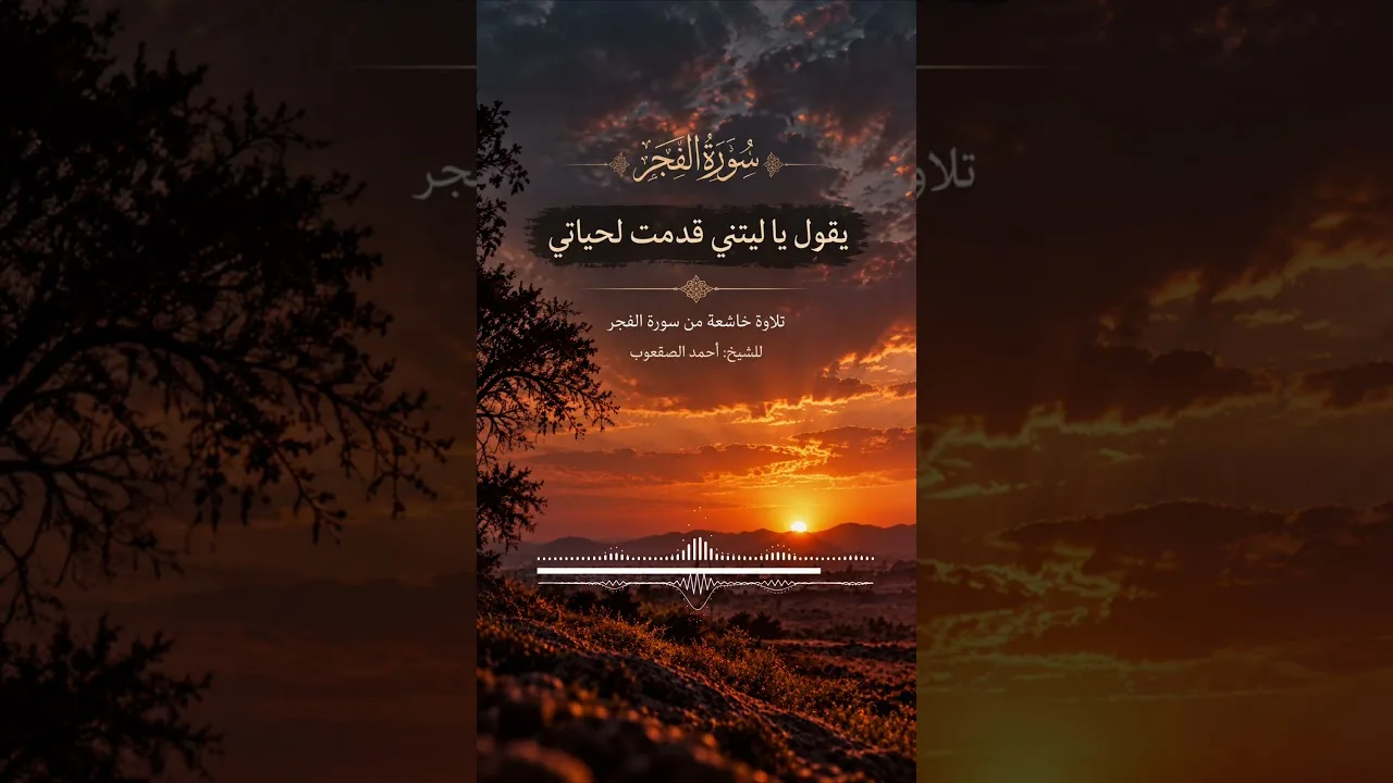 (يقول يا ليتني قدمت لحياتي) تلاوة مختارة
