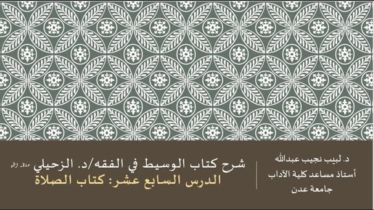 شرح الوسيط في الفقه للدكتور الزحيلي -17