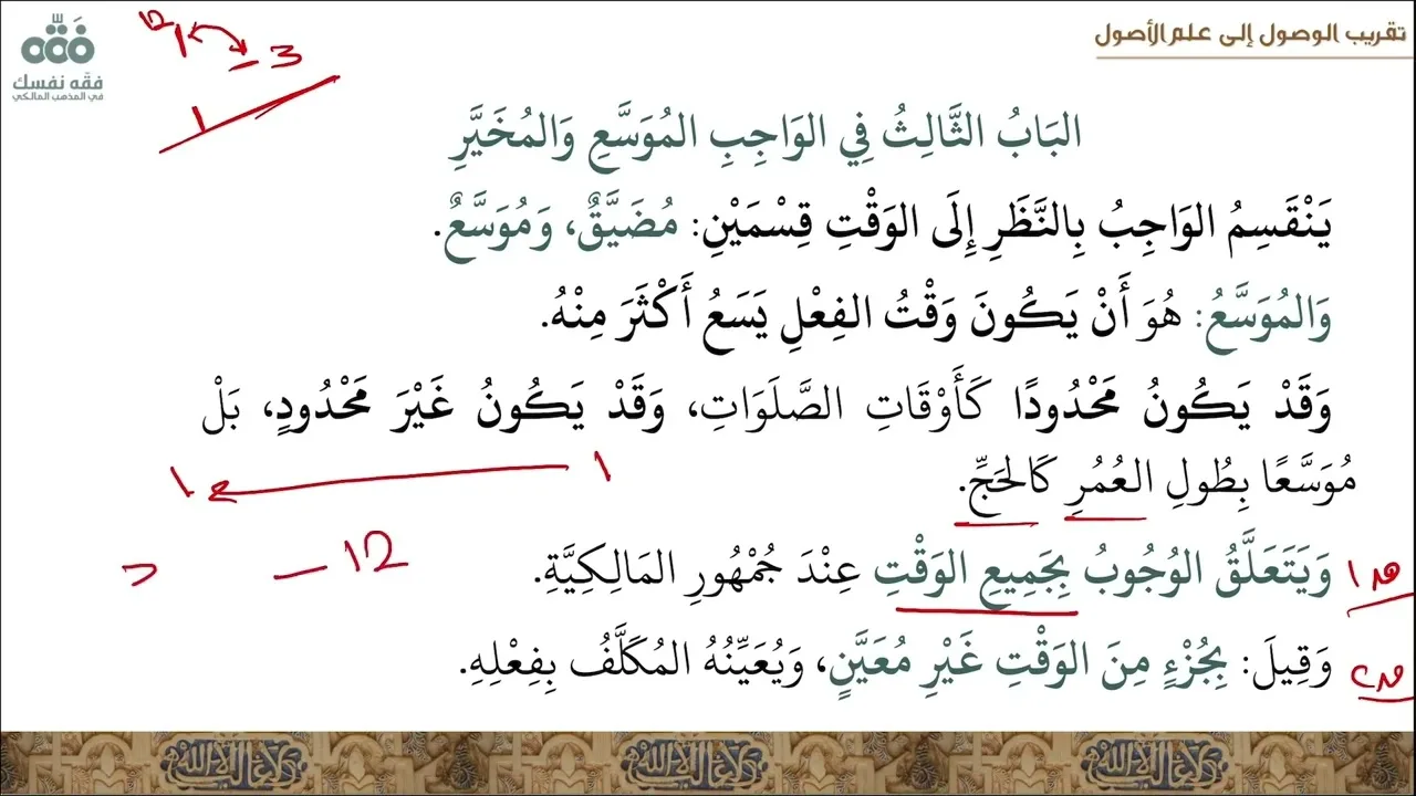 (26) الباب: الثالث والرابع والخامس -فن الأحكام الشرعية | تقريب الوصول إلى علم الأصول | نايف آل مبارك