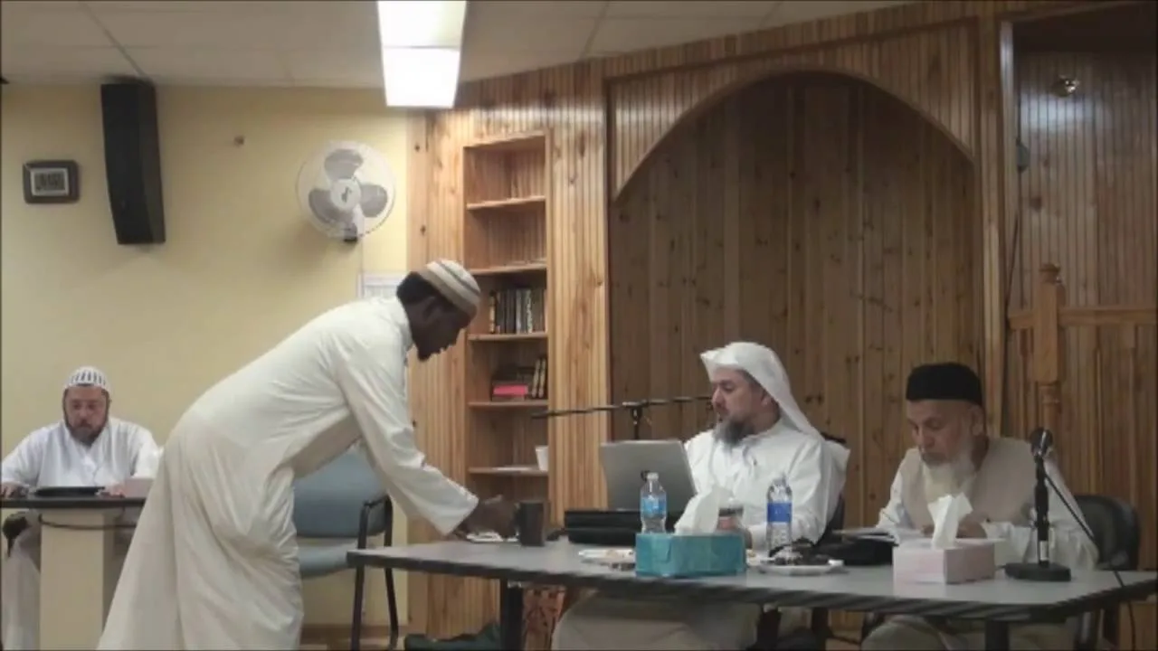 07 | مجلس قراءة صحيح البخاري على المحدثين عبد الله العبيد و عبد الرحمن المباركفوري