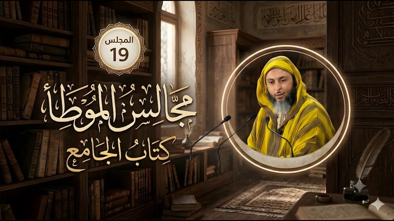 مجالس الموطأ - 19- كتاب الجامع - باب ما جاء في وباء المَدِينة - الشيخ سعيد الكملي