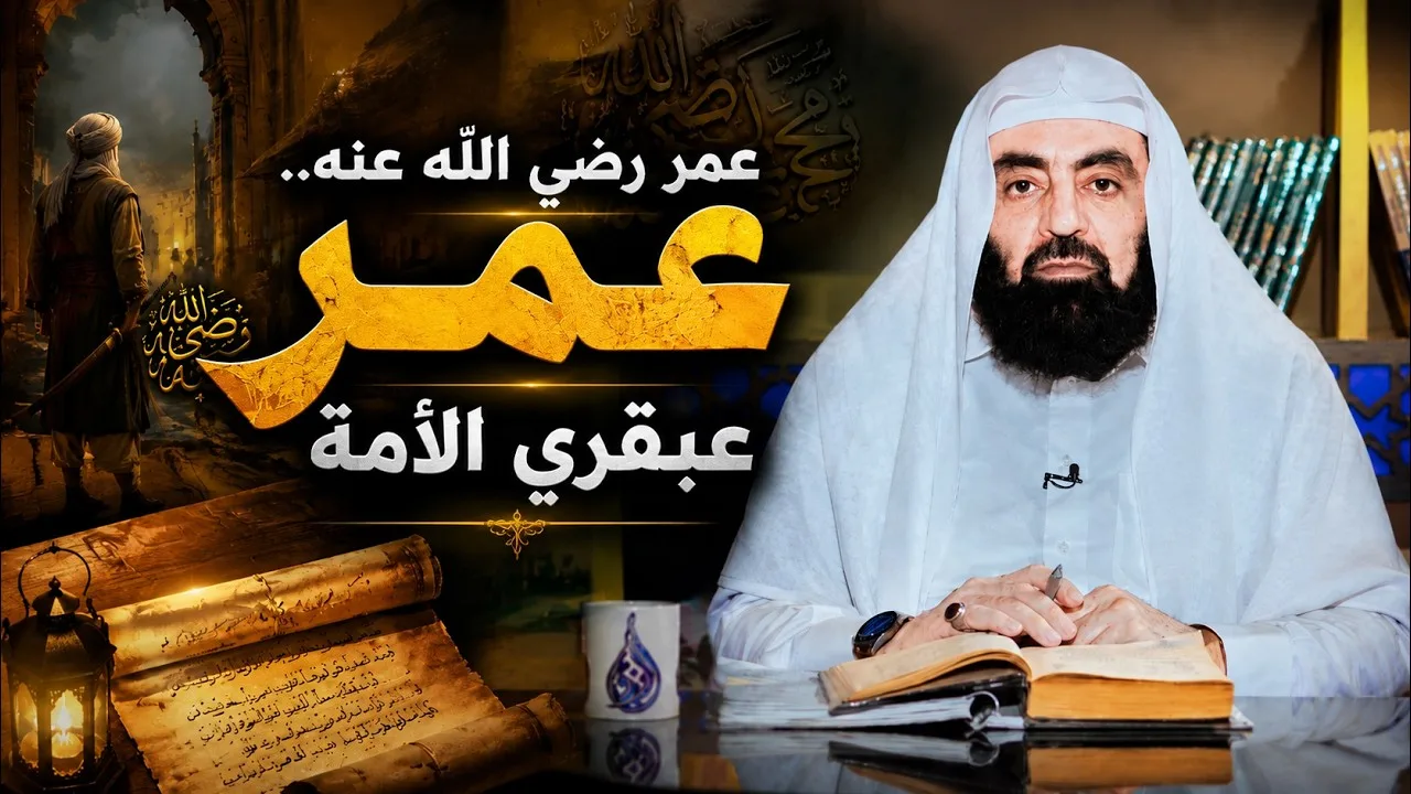 عمر رضي الله عنه   عبقري الأمة  | أزهار من رياض الصالحين | د متولي البراجيلي|ح 62