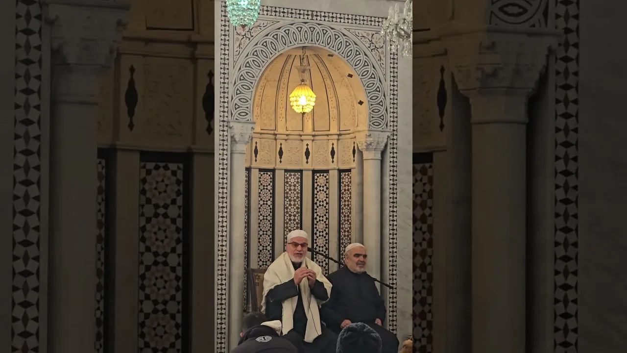 كلمة الدكتور حسان الطيان في مسجد الفردوس عقب صلاة الجمعة ٢٧/رجب / ١٤٤٧ هجري ١٦/١/٢٠٢٦