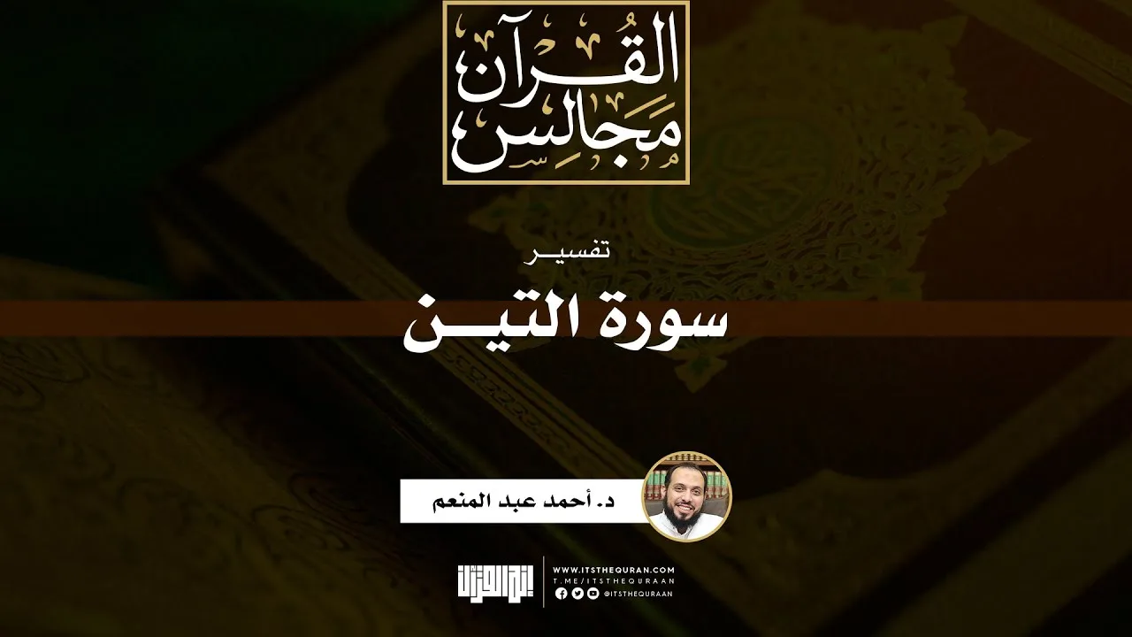 تفسير سورة التين | د. أحمد عبد المنعم
