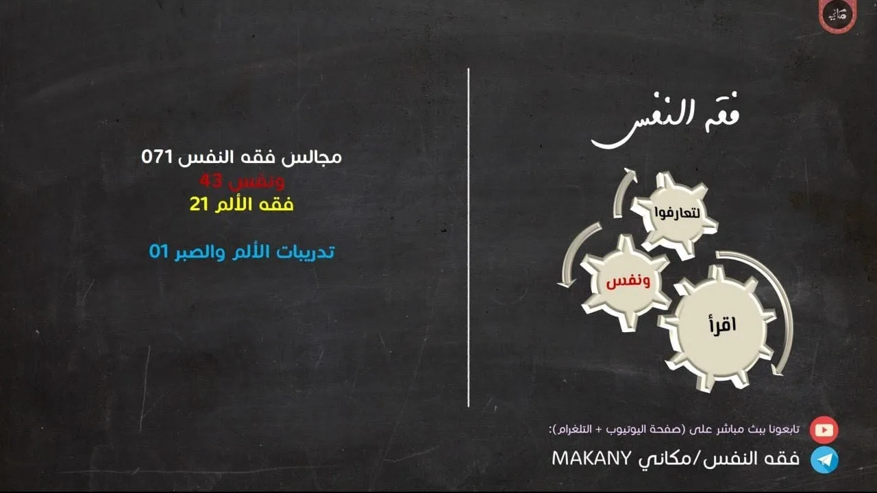 مجالس فقه النفس 071 | ونفس 43 | فقه الألم 21 | تدريبات الألم والصبر 01 | مع الله