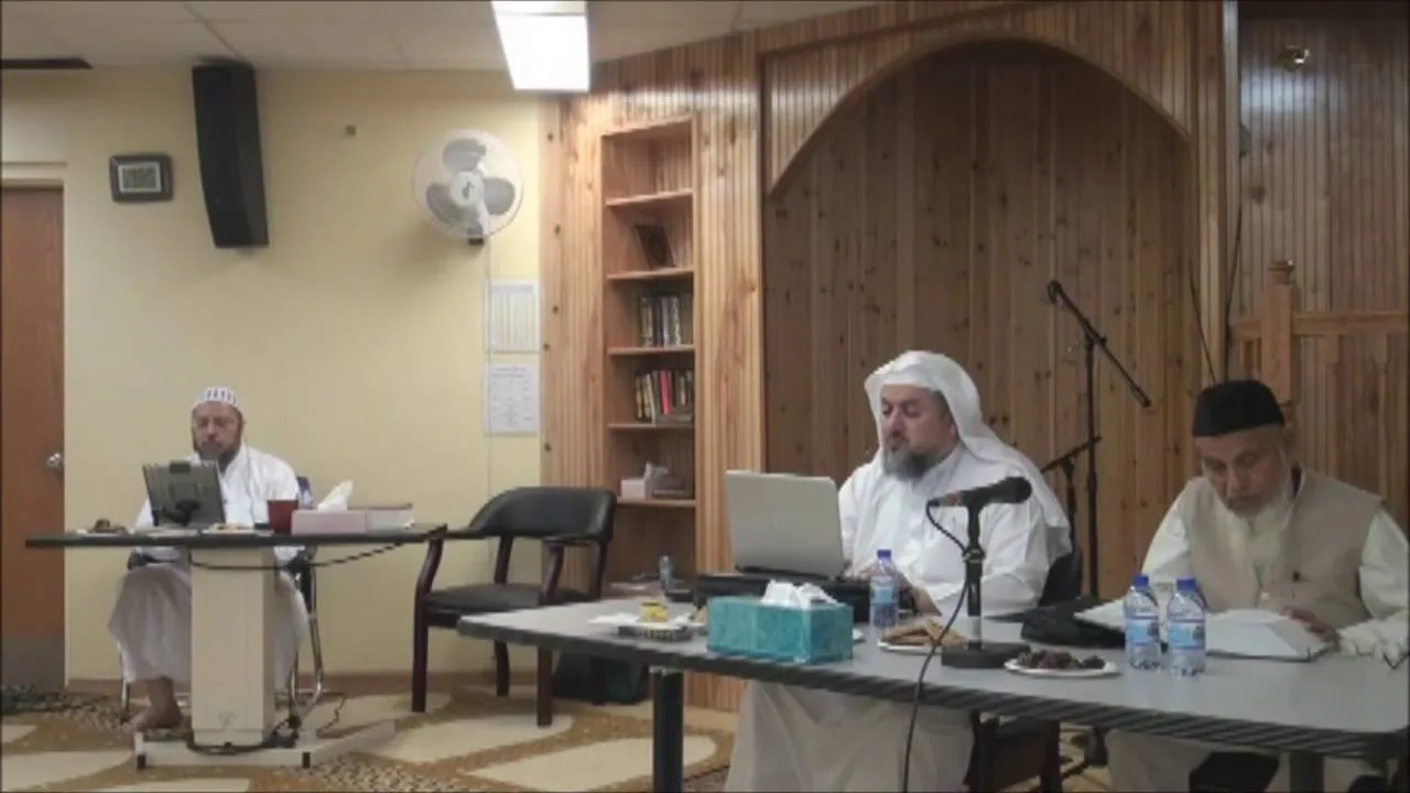 09 | مجلس قراءة صحيح البخاري على المحدثين عبد الله العبيد و عبد الرحمن المباركفوري