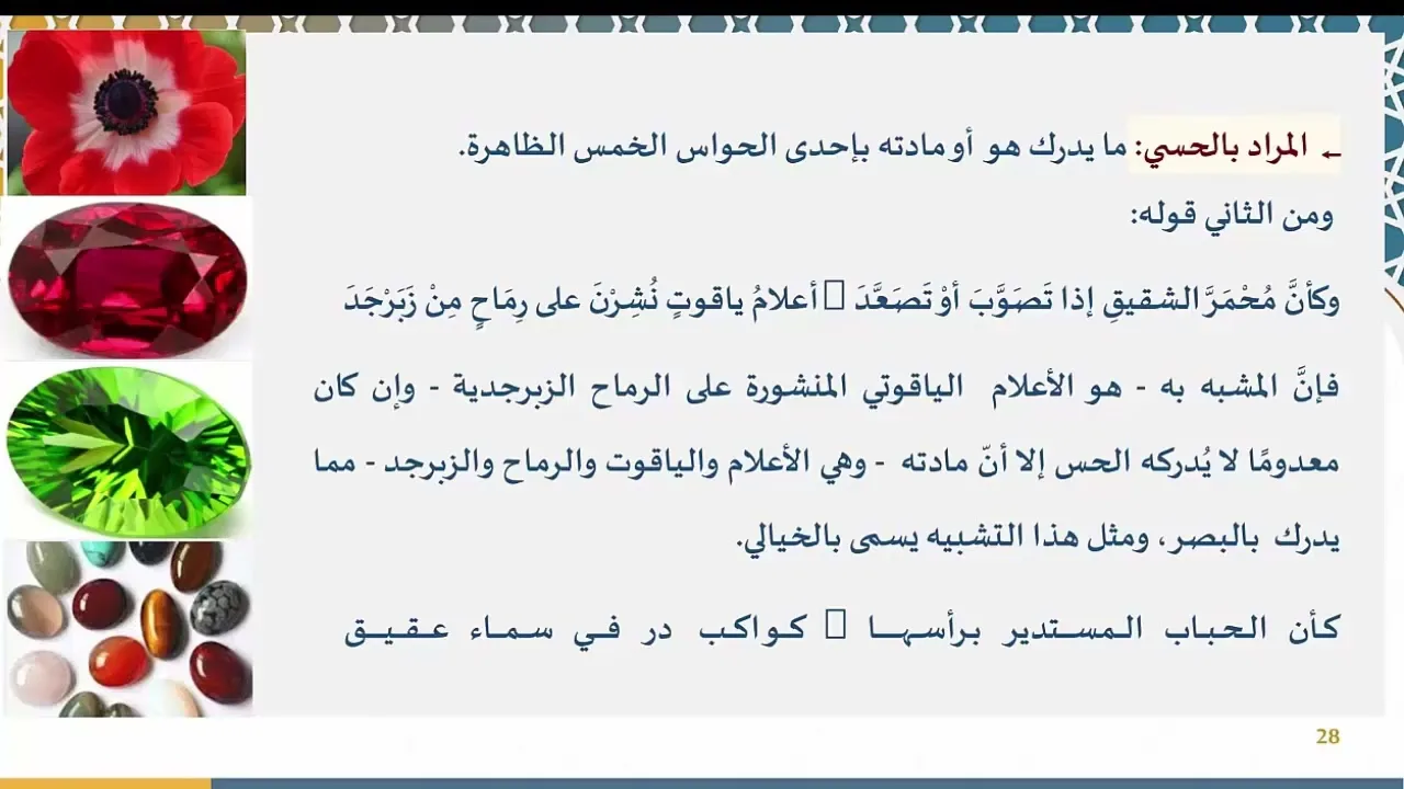 دروس البلاغة (68) (تكملة التشبيه)