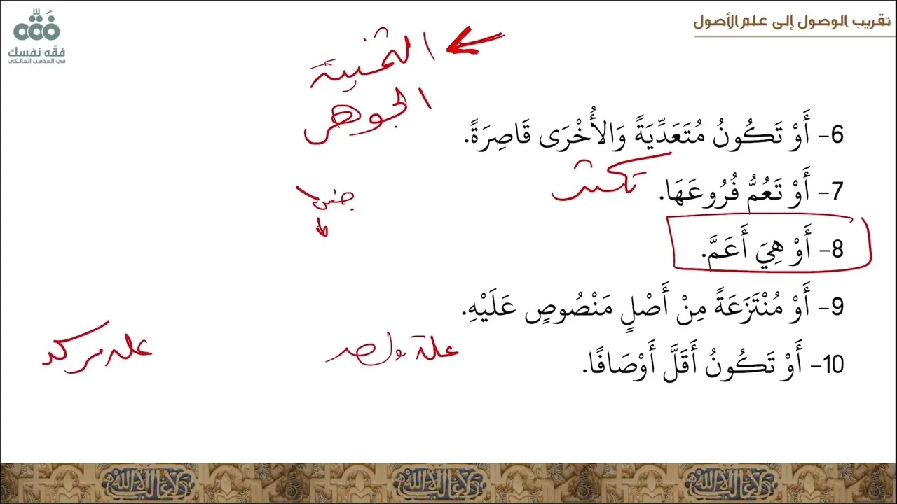 (45) الباب (9): في ترجيح الأقيسة- الفن الخامس في الاجتهاد ... | تقريب الوصول إلى علم الأصول