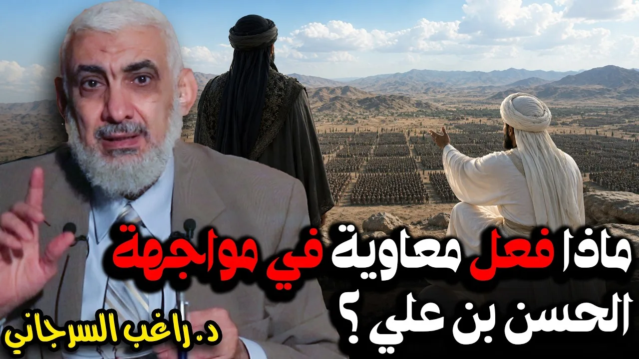 ماذا فعل معاوية في مواجهة الحسن بن علي ؟  | قصة خلافة الحسن بن علي [04]