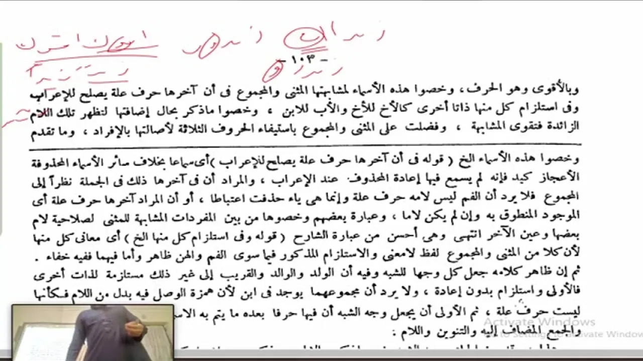 شرح الفاكهي للقطر (17) تتمة الأسماء الخمسة من الفاكهي