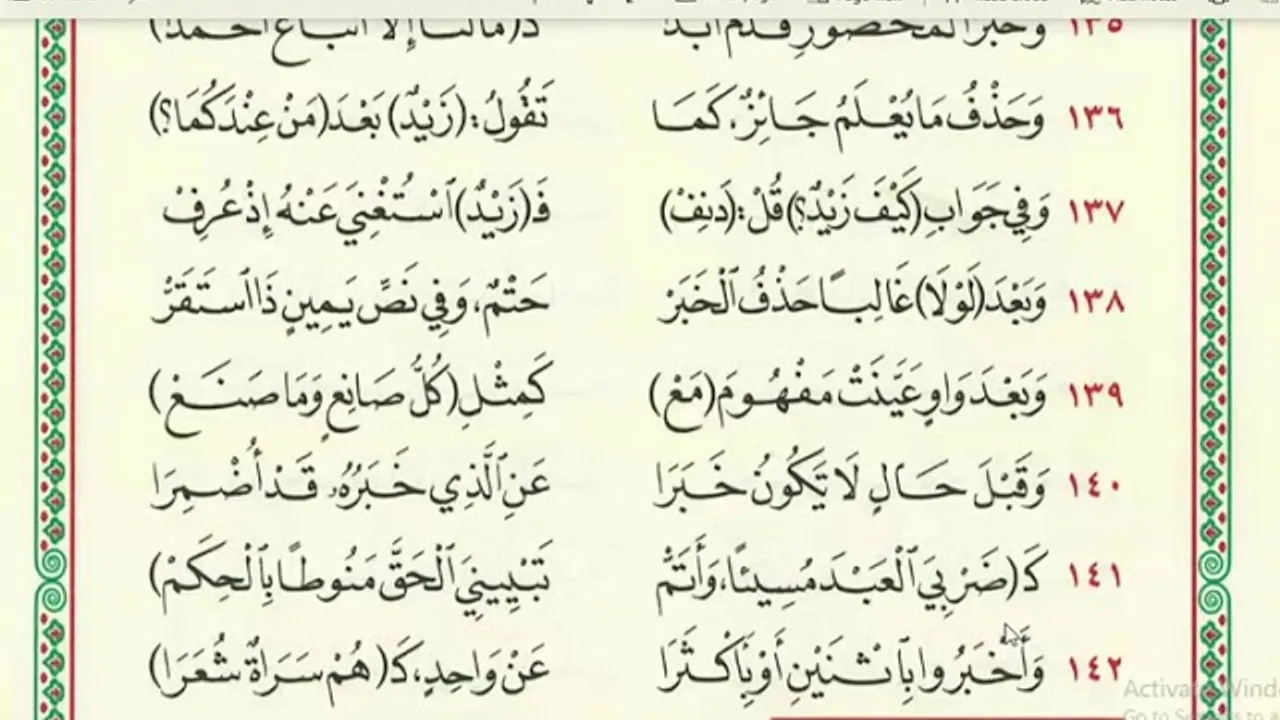 ابن عقيل (75)  وحذف ما يعلم جائز