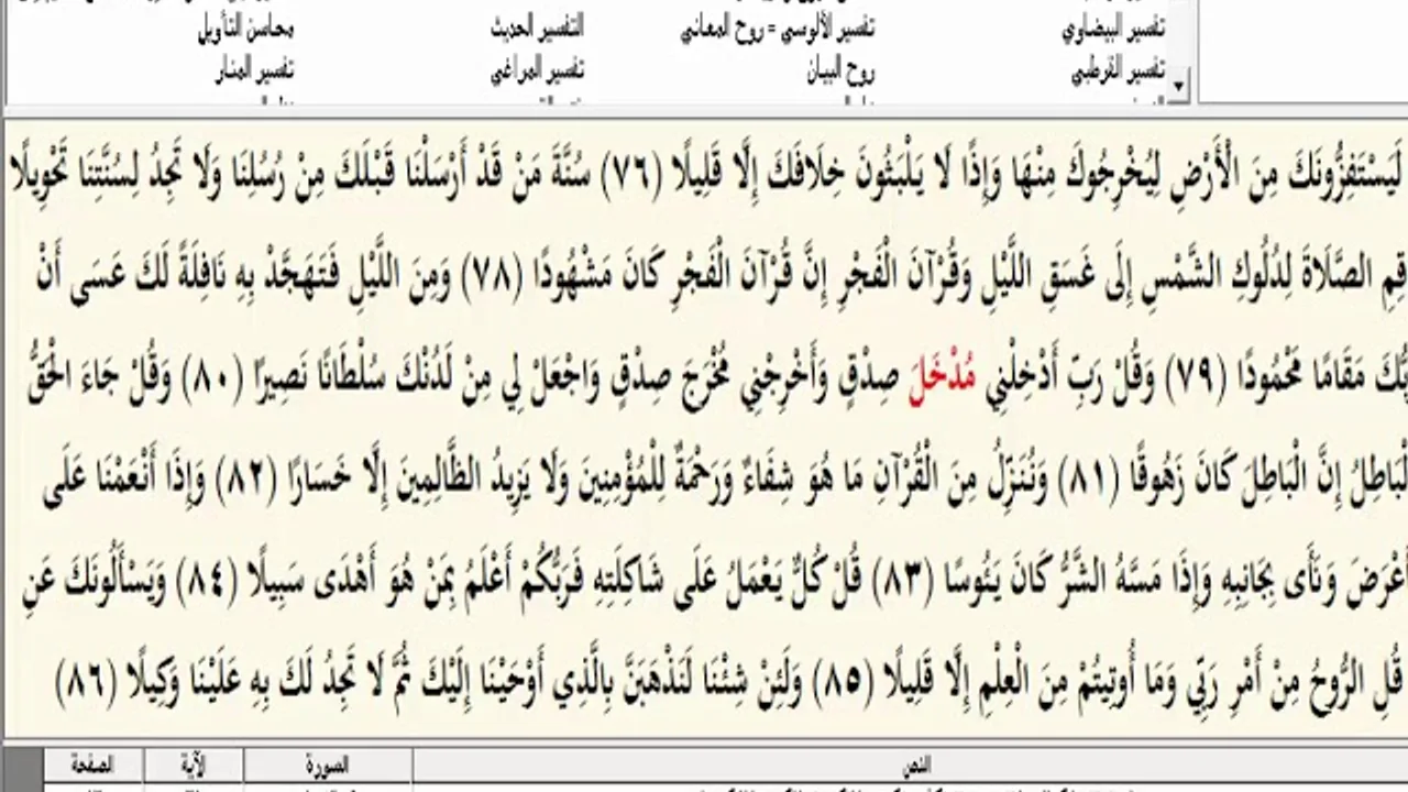 8) الشرح المطول للأمثلة المختلفة / تدريبات على اسم الزمان والمكان