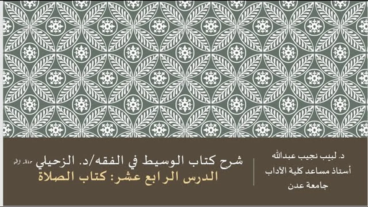 شرح الوسيط في الفقه للدكتور الزحيلي - 14