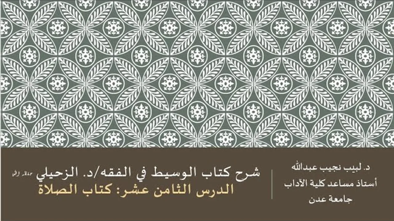 شرح الوسيط في الفقه للدكتور الزحيلي -18