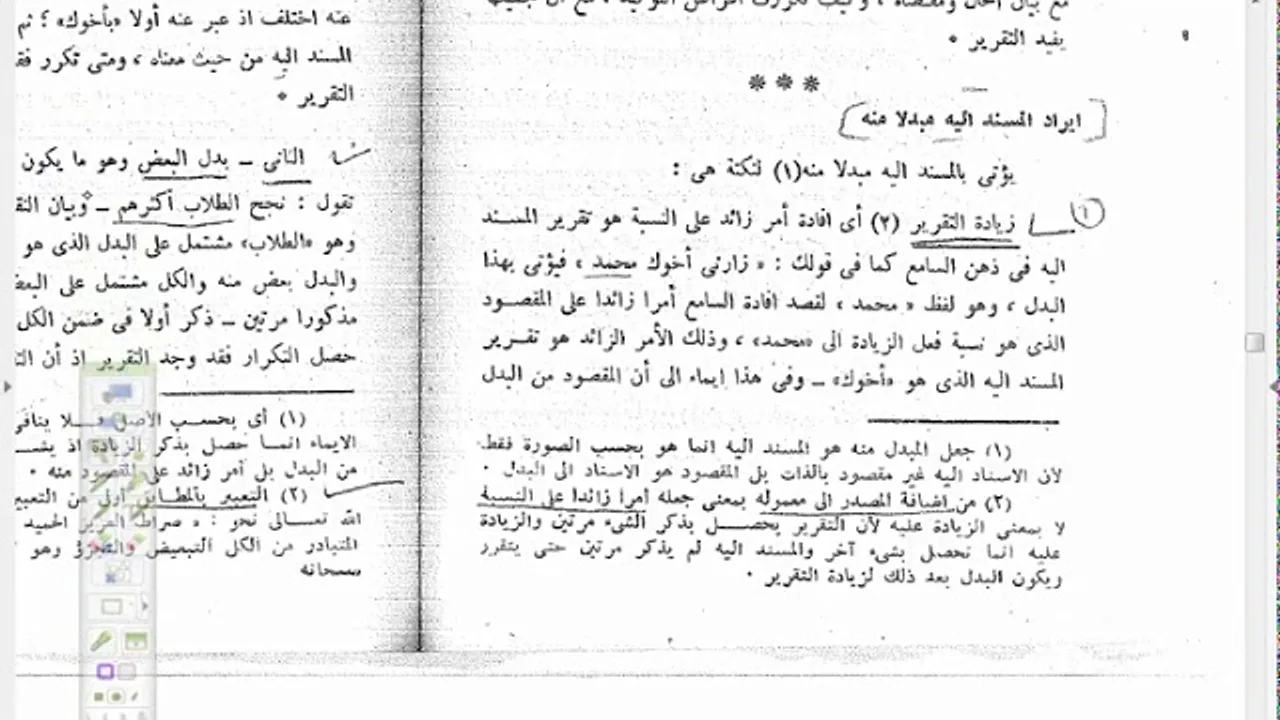 المنهاج الواضح (37) إيراد المسند إليه مبدلا منه