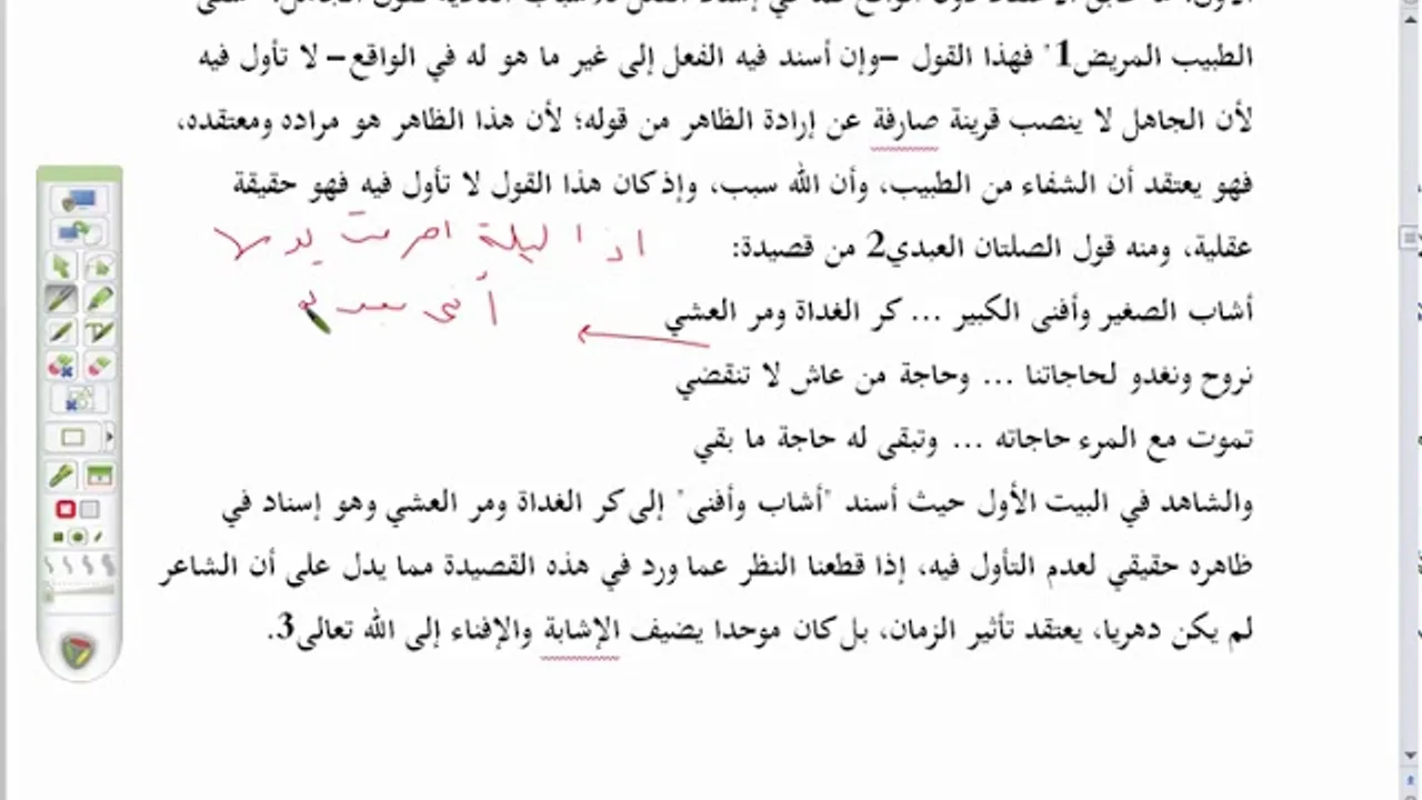المنهاج الواضح (14) علاقة المجاز العقلي