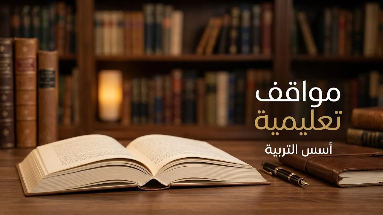مواقف تعليمية (١) || ضيف الحلقة د. خالد بن أحمد السعدي || تقديم أ.أنور بن محمد عسيري || أسس التربية