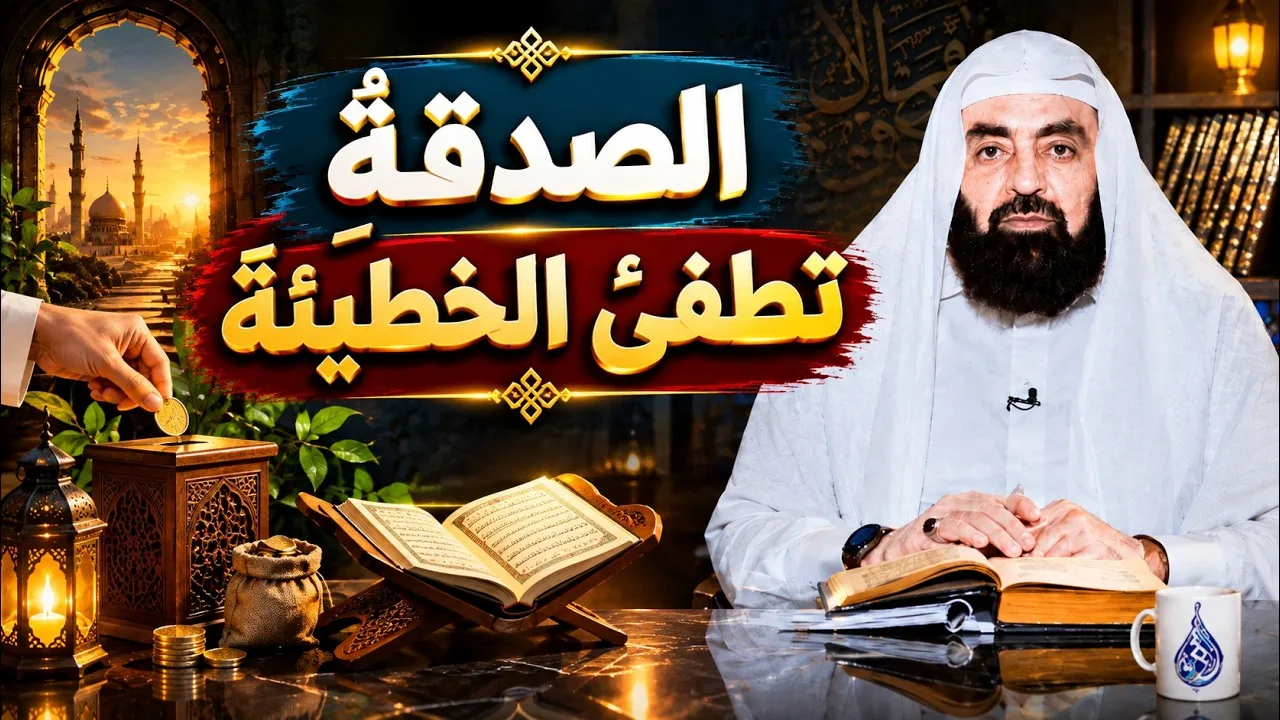 الصدقةُ تطفئُ الخطيئةَ  | أزهار من رياض الصالحين | د متولي البراجيلي|ح 68