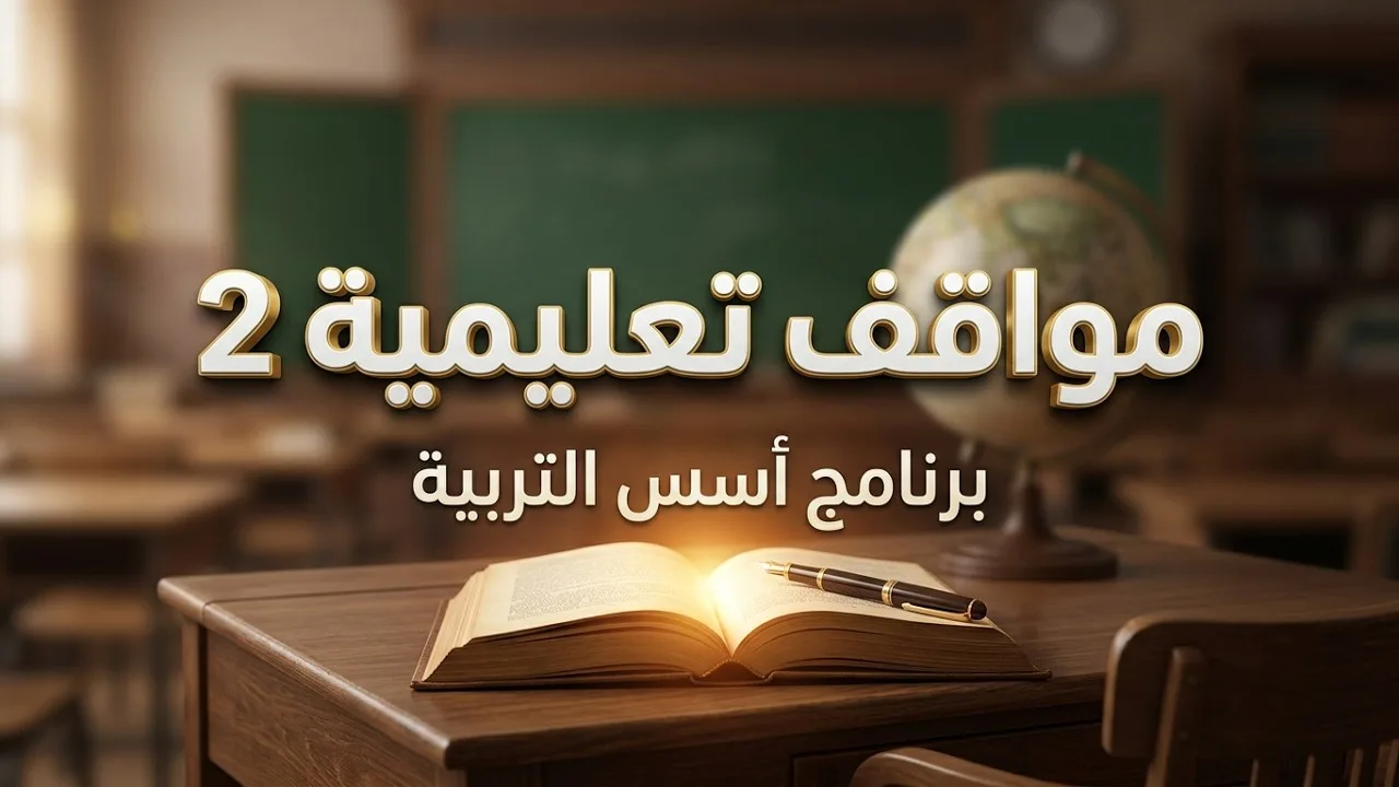 مواقف تعليمية (٢) || ضيف الحلقة د. خالد بن أحمد السعدي || تقديم أ.أنور بن محمد عسيري || أسس التربية