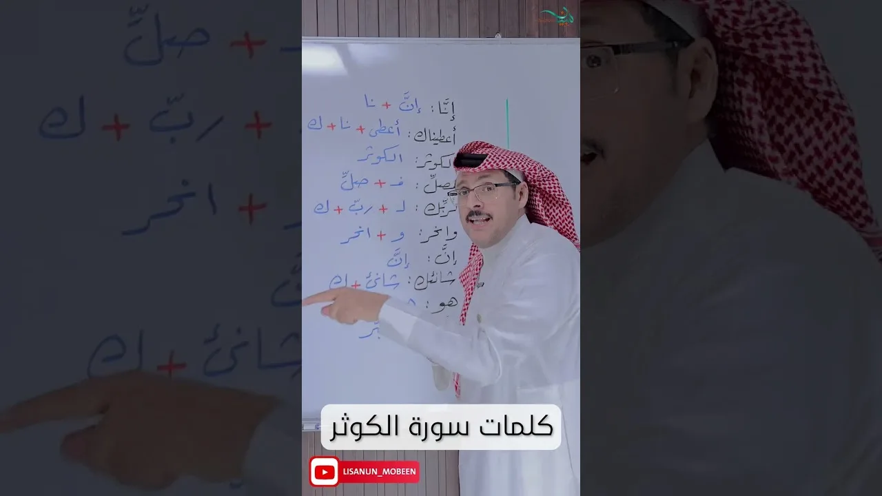 كلمات سورة الكوثر