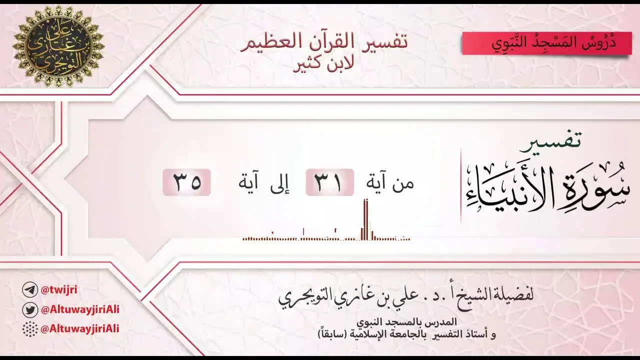 04 تفسير سورة الأنبياء | آية 31 - 35 | تفسير ابن كثير