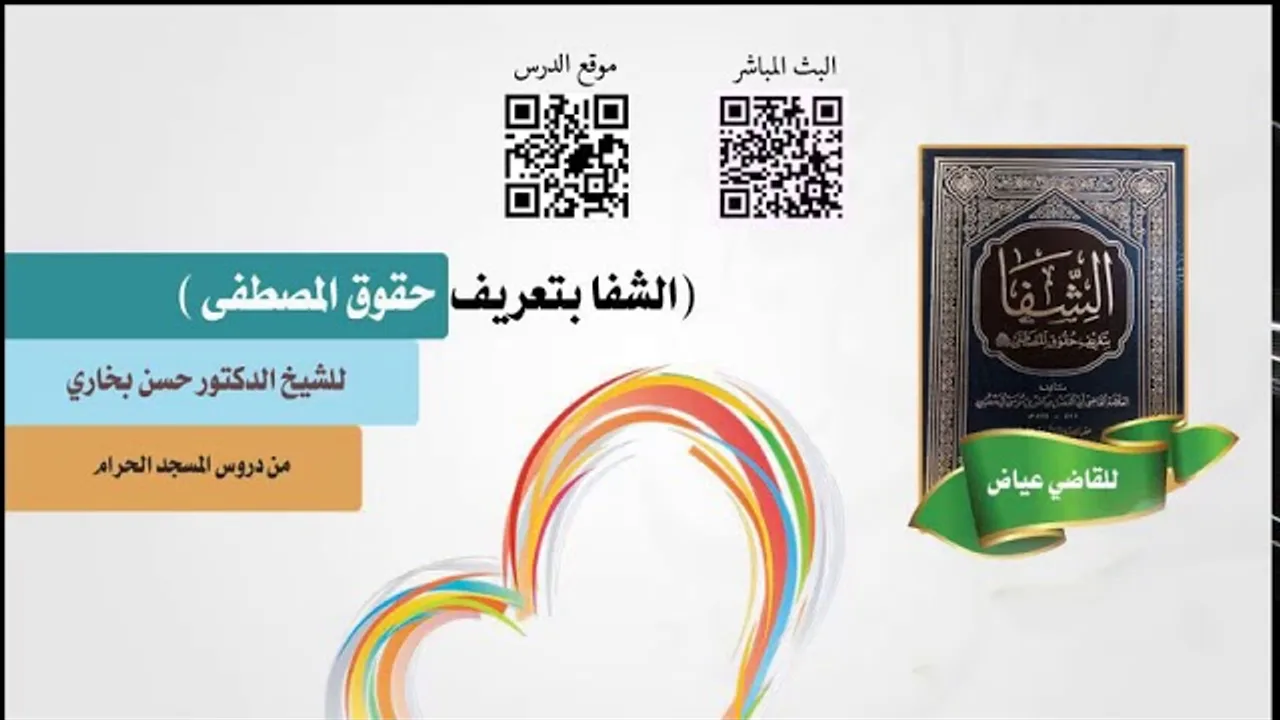 شرح الشفا للشيخ حسن بخاري الدرس 84 - الباب الرابع: تتمة فصل في تفجير الماء ببركته  ﷺ في 1-1-1439هـ