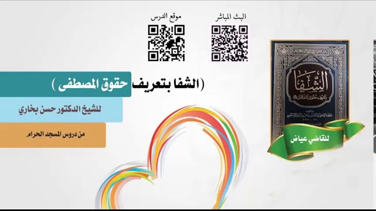شرح الشفا للشيخ حسن بخاري الدرس 83-  الباب الرابع: فصل في نبع الماء من بين أصابعه في 18-11-1438هـ
