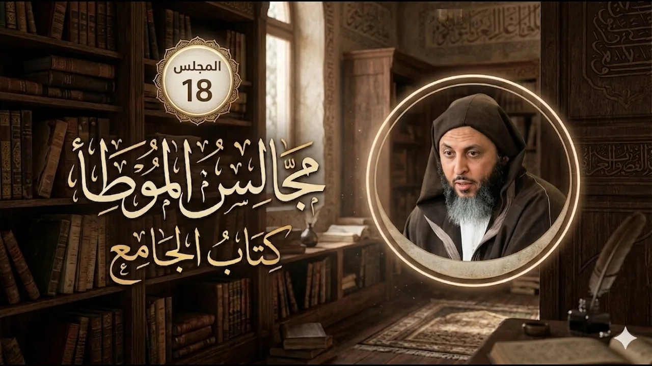 مجالس الموطأ - 18- كتاب الجامع - باب ما جاء في وباء المَدِينة - الشيخ سعيد الكملي