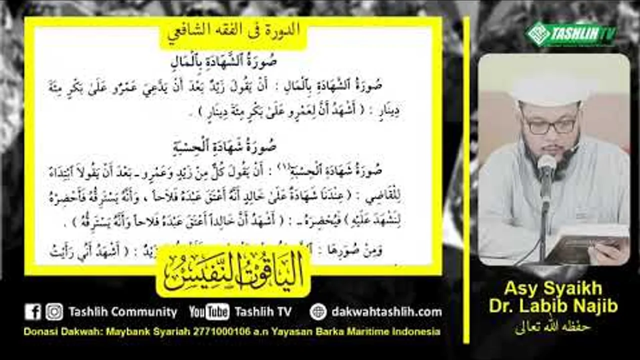 شرح الياقوت ٥٥ [الشهادة - العتق]