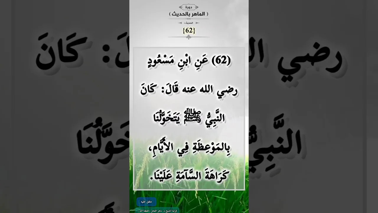 دورة (الماهرُ بالحديث) (62)