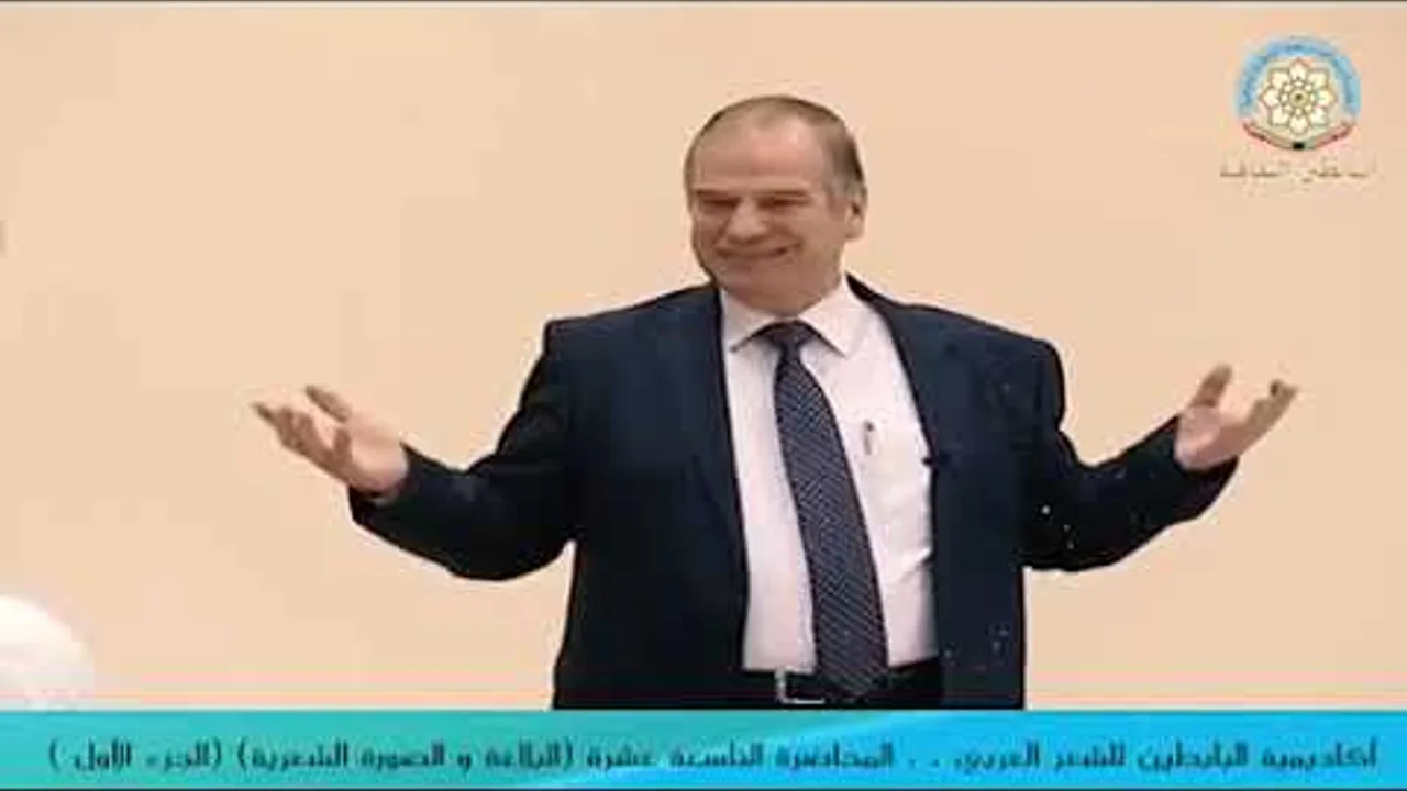 المحاضرة التاسعة عشرة لأكاديمية البابطين للشعر العربي للدكتور  محمَّد حسَّان الطيَّان