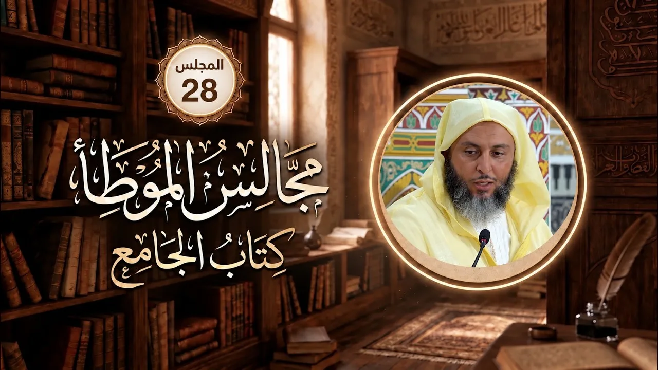 مجالس الموطأ - 28- كتاب الجامع - باب ما جاء في وباء المَدِينة - الشيخ سعيد الكملي