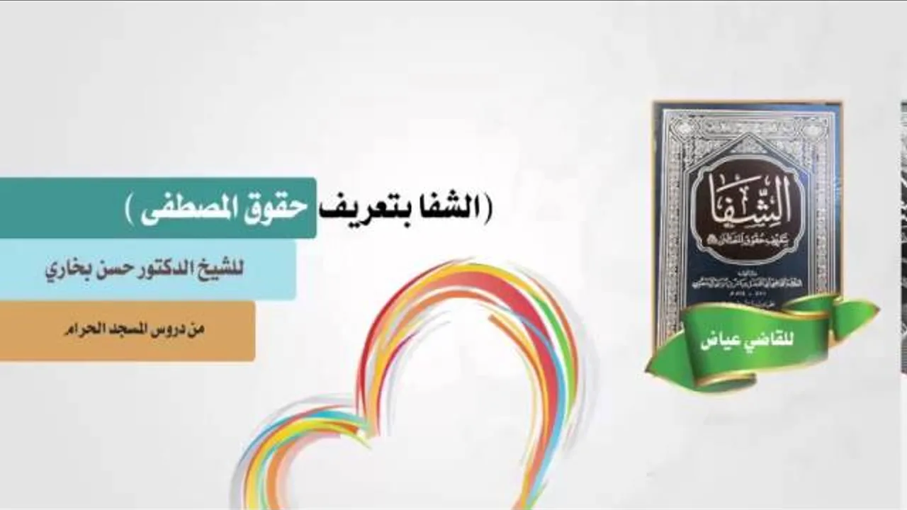 الشفا بتعريف حقوق المصطفى للشيخ حسن بخاري الدرس 10 الفصل الرابع -قسمه تعالى بقدر نبيه 7 /2/ 1437هـ