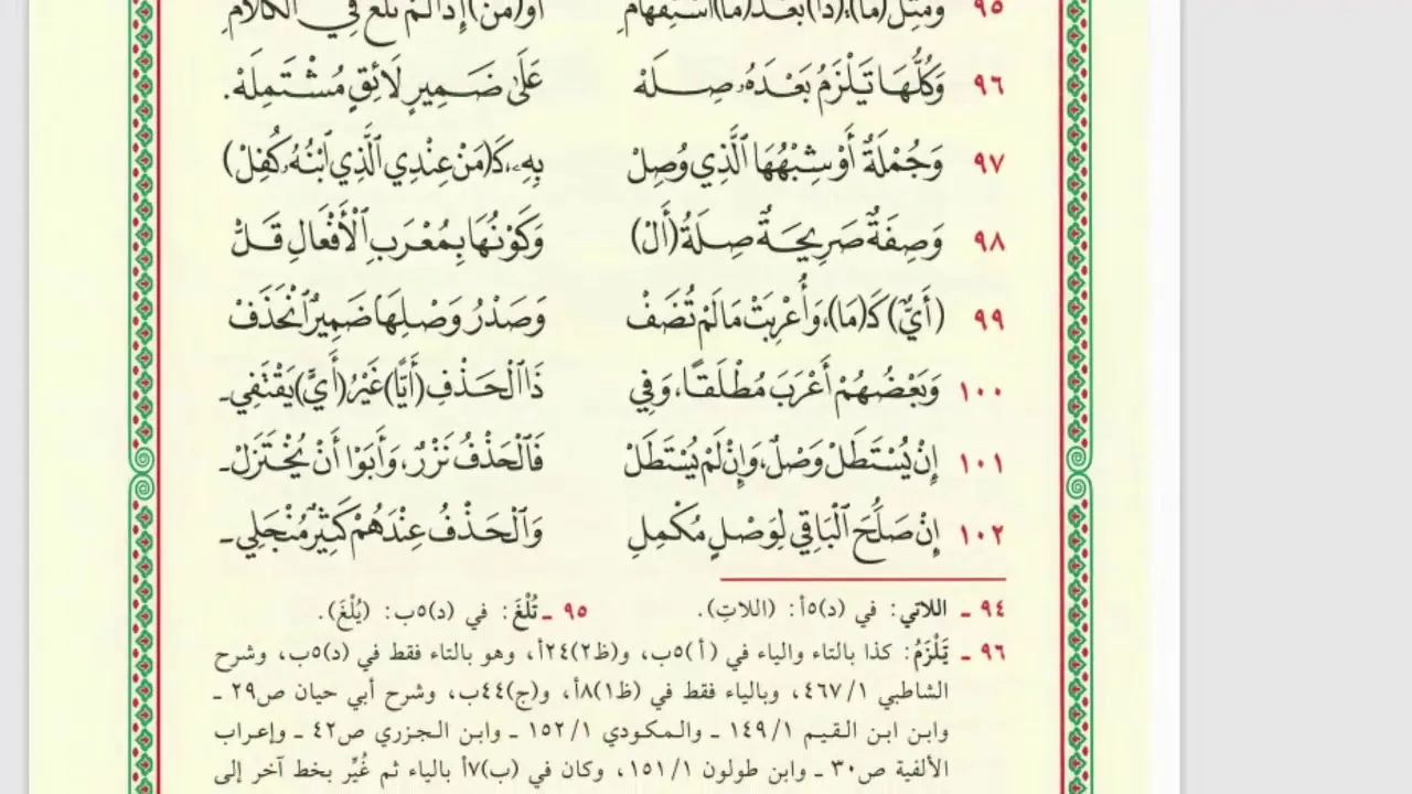 شرح الأشموني (49) أي كـما وأعربت ما لم تضف