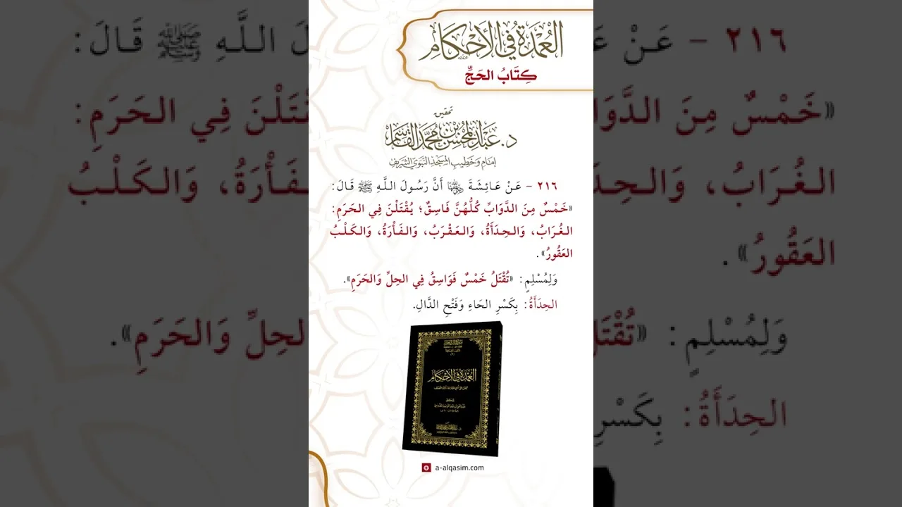 كتاب الحج | باب ما يجوز قتله