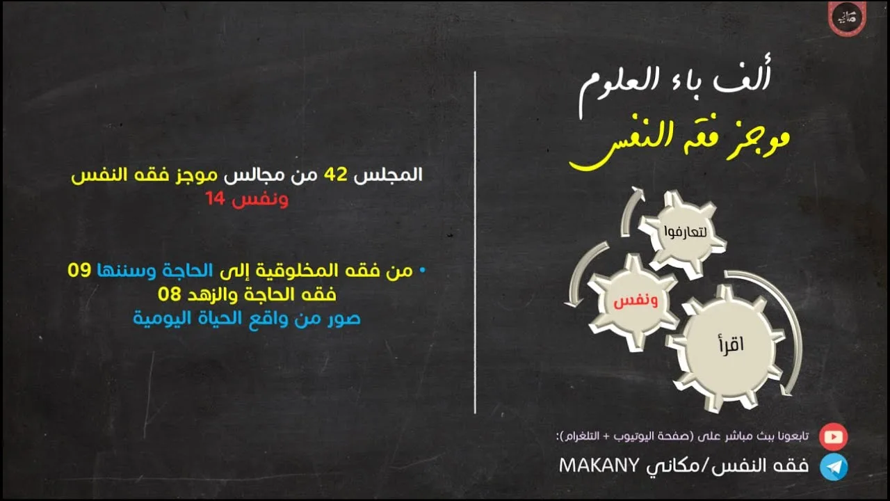 مجالس فقه النفس 042 | ونفس 14 | من فقه المخلوقية إلى الحاجة وسننها 09 | صور من واقع الحياة اليومية