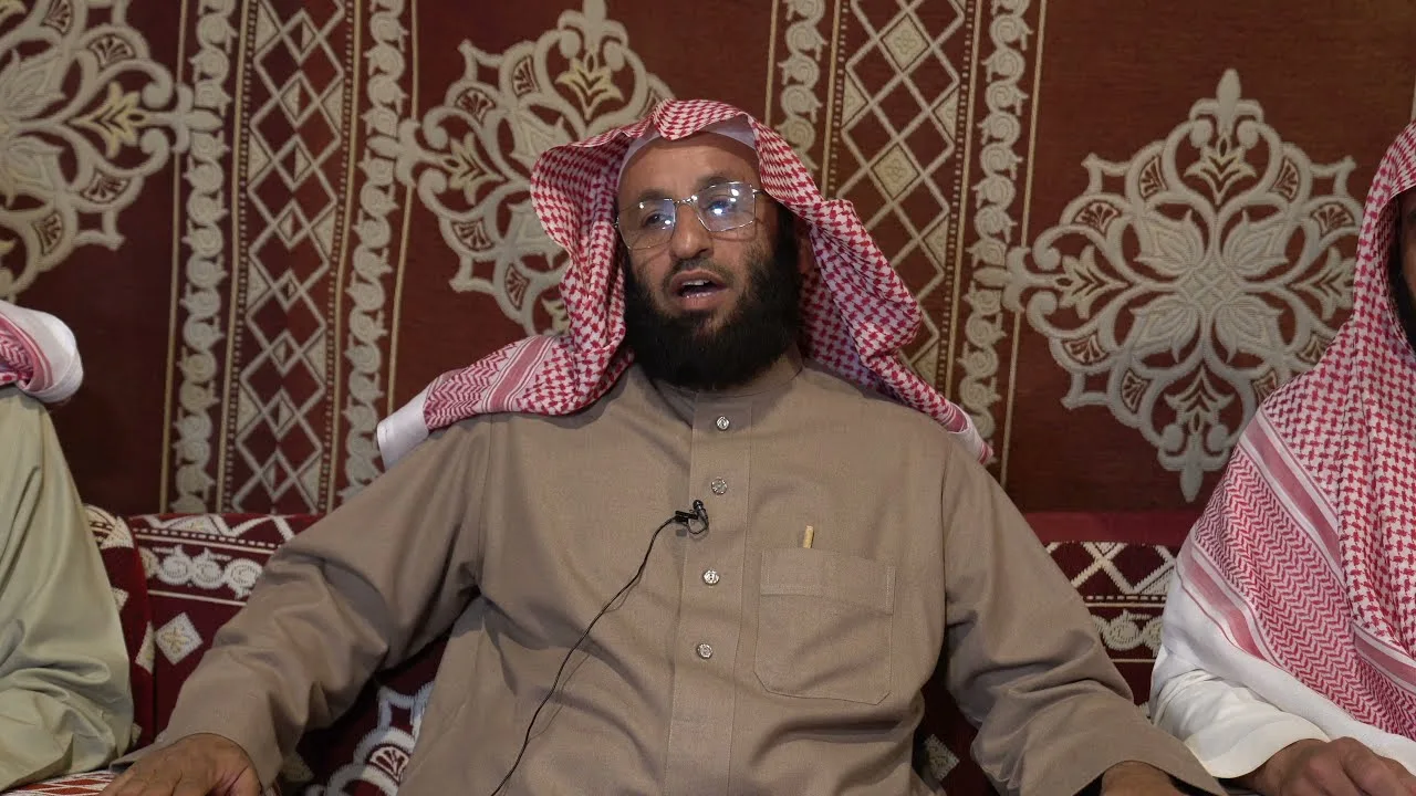 لقاء مع الحادي الشيخ ظفر النتيفات وتعليق على أبيات من نونية القحطاني الحور العين/ للشيخ خالد الفليج