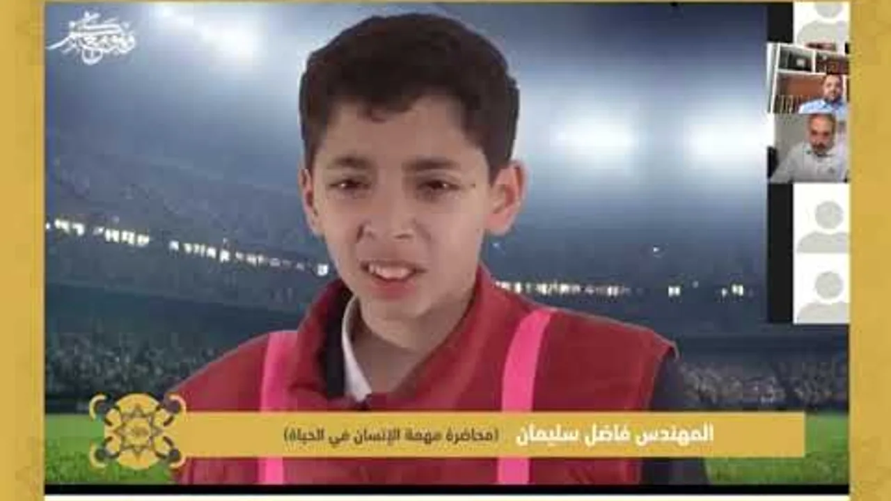 فاضل سليمان يتحدث على زووم عن مهمة الإنسان في الحياة