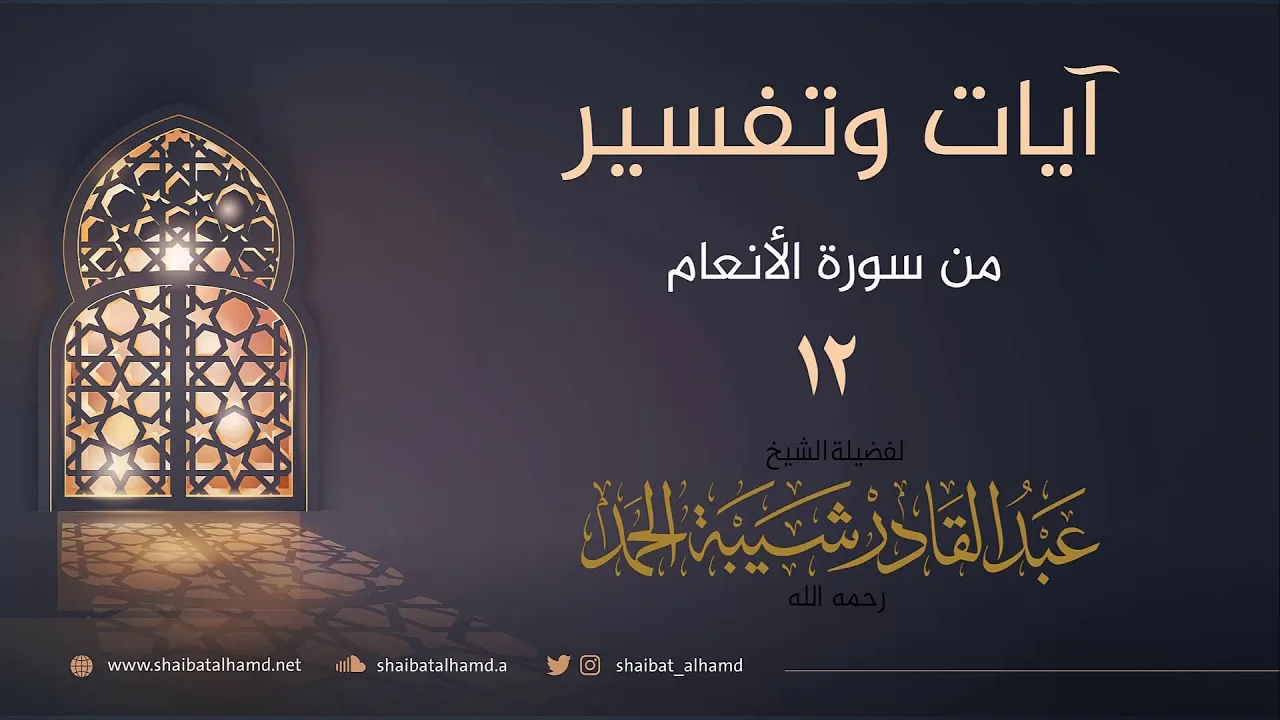 (12) تفسير الآيات 141 - 142 | الشيخ عبدالقادر شيبة الحمد