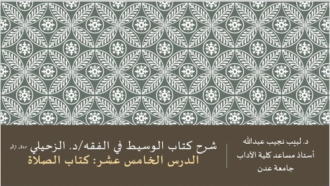 شرح الوسيط في الفقه للدكتور الزحيلي - 15