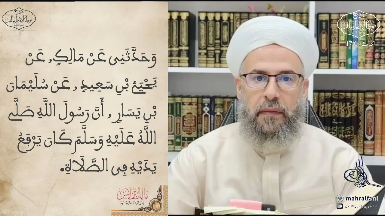 شرح موطأ الإمام مالك الحديث (170) .