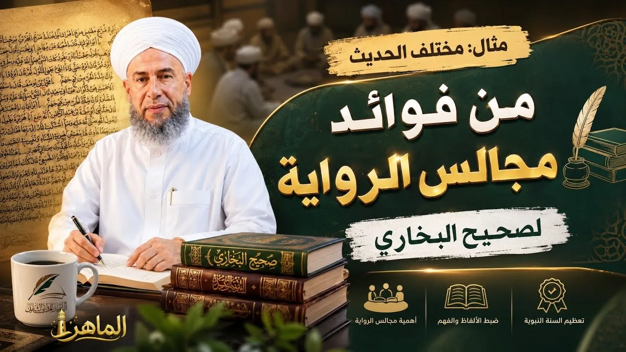 مثال (مختلف الحديث) من فوائد مجالس الرواية لصحيح البخاري