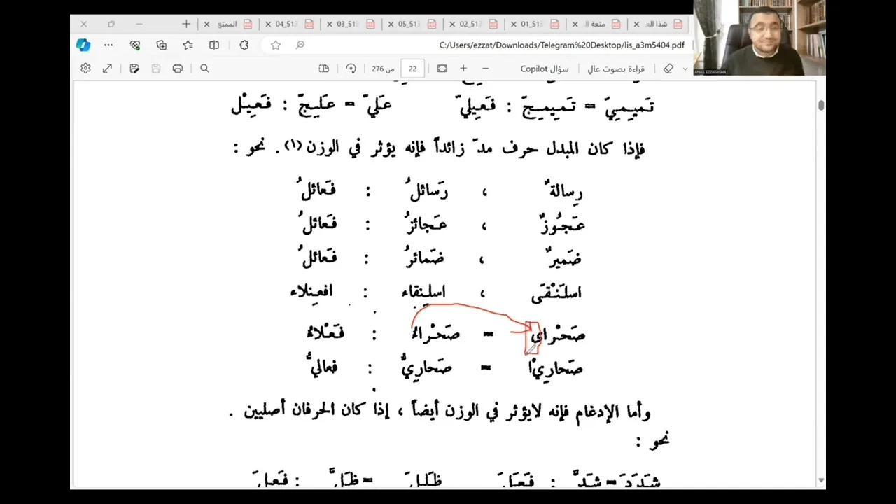 علامة التأنيث لا تكون حشوًا - ألف التأنيث المبدلةُ همزةً