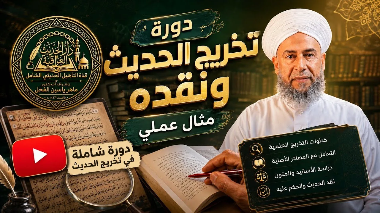 أصول التخريج ونقد الأسانيد الدورة العملية (47)