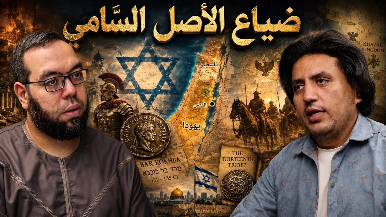 ضياع الأصل السامي: دولة إسرائيل بين بار كوخبا ومملكة الخزر | لقاء مع حمزة سليمان @Qahruman