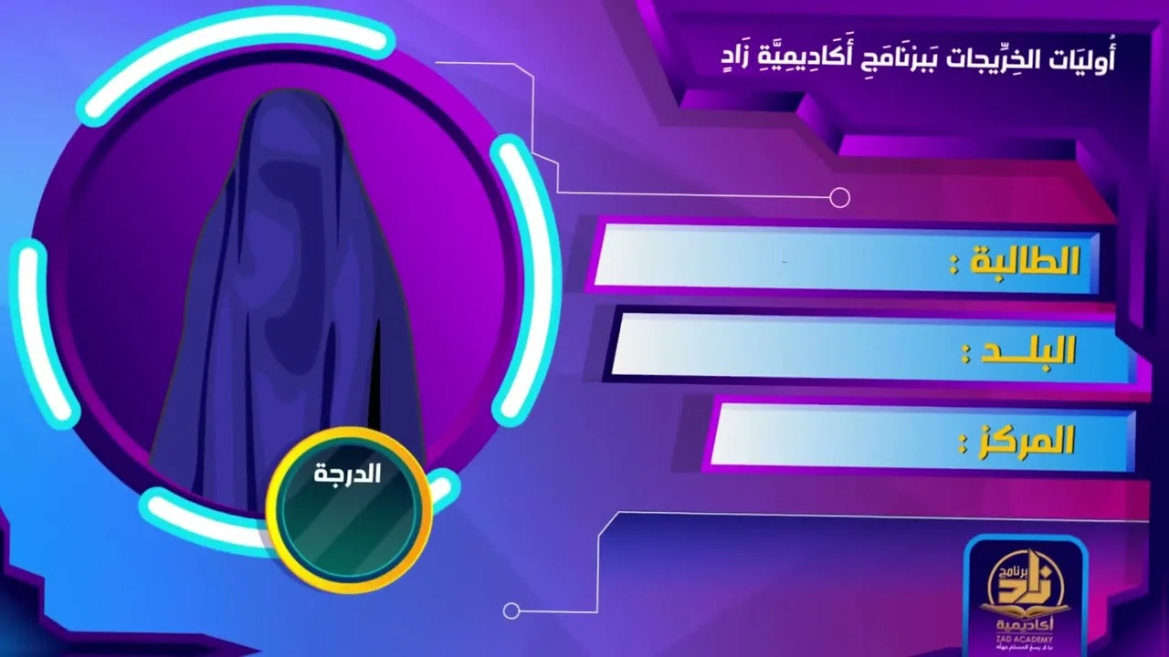 أوائل الخريجين والخريجات للدفعة الثانية عشرة في برنامج أكاديمية زاد