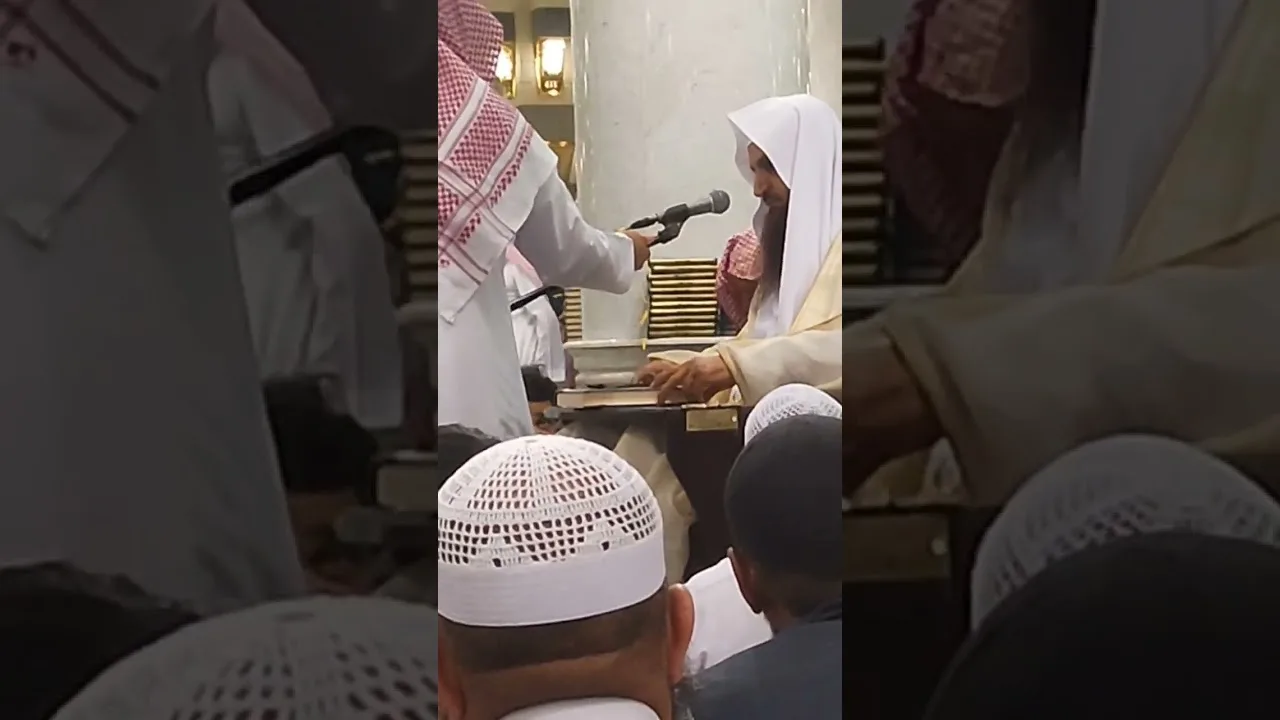 من زار المسجد النبوي ولم يجلس عند هذا الكرسي فقد فاته الخير الكثيرالشيخ عبد الرزاق البدر