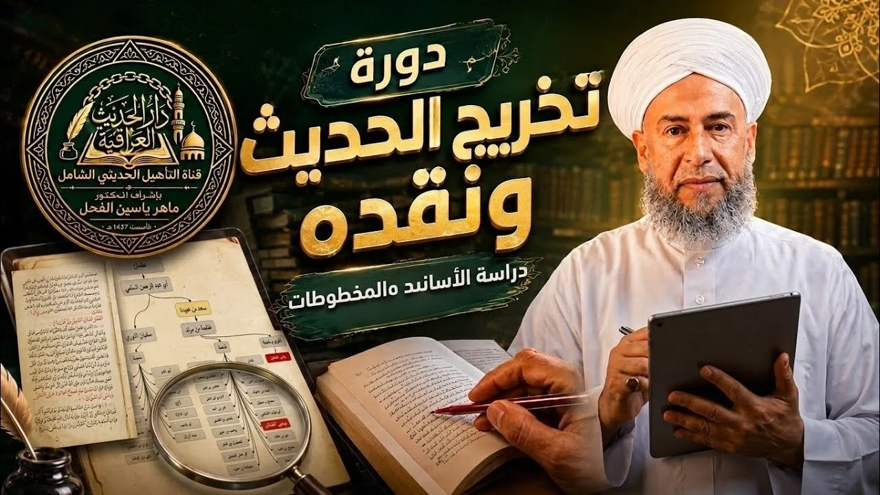 أصول التخريج ونقد الأسانيد الدورة العملية (49).