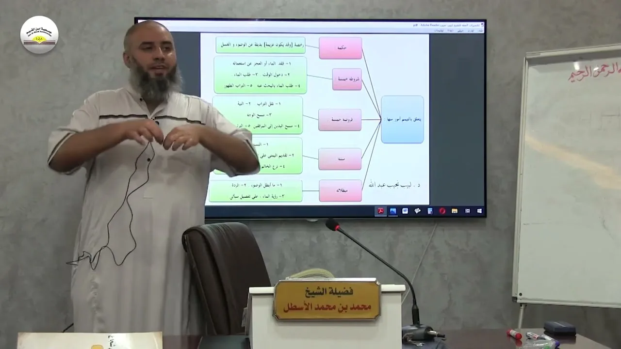 حاشية الغزي على شرح ابن قاسم الغزي || كتاب الطهارة || الحلقة (12) || محمد بن محمد الأسطل