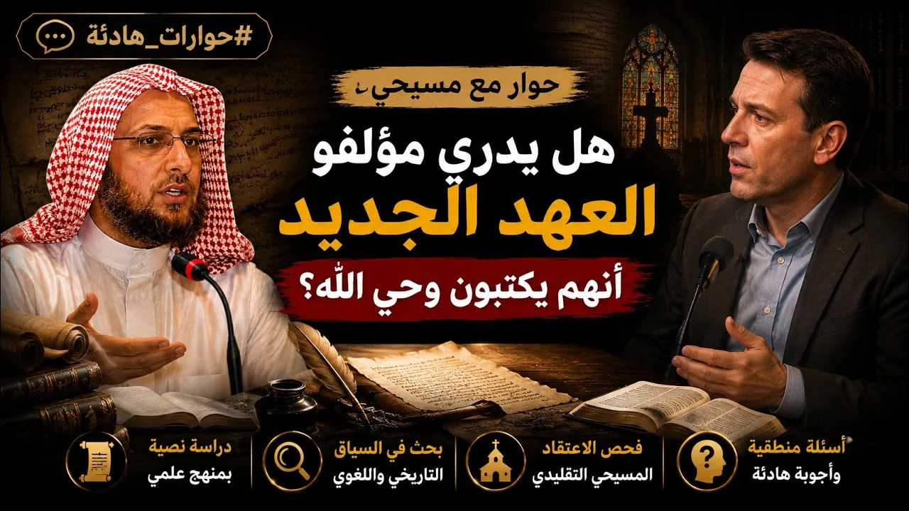 حوار مع مسيحي : هل يدري مؤلفو العهد الجديد أنهم يكتبون وحي الله؟ #حوارات_هادئة #منقذ_السقار